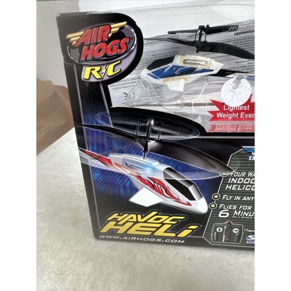 2006 Air Hogs Radio Controlled Havoc Heli White - Picture 4 of 7